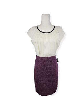 Simply Styled Purple elastic waistband Skirt NWOT
